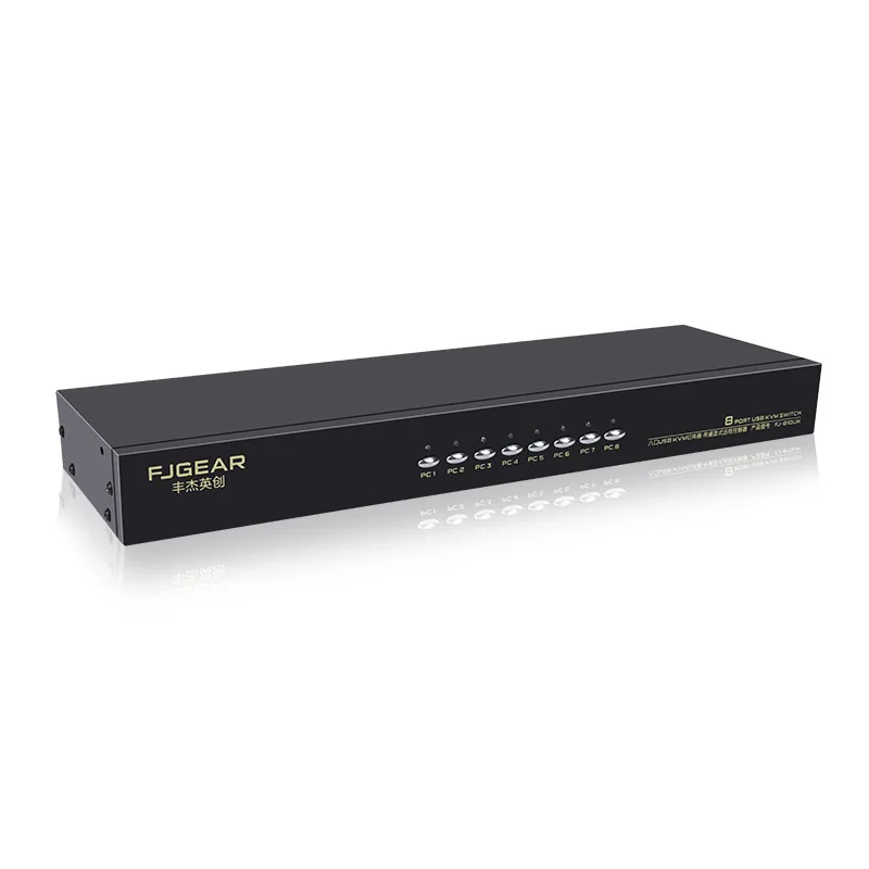 Kvm переключатель с 8 портами ручная кнопка для нажатия VGA USB проводной