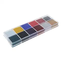 Профессиональная краска для лица 12 цветов масляная краска пигмент для красоты Набор Макияж косметические товары