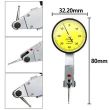 0-0,8 мм 0,01 мм измеритель уровня шкала Точность метрические рельсы ласточкин хвост циферблат тестовый индикатор Магнитная коррекция Калибр стенд
