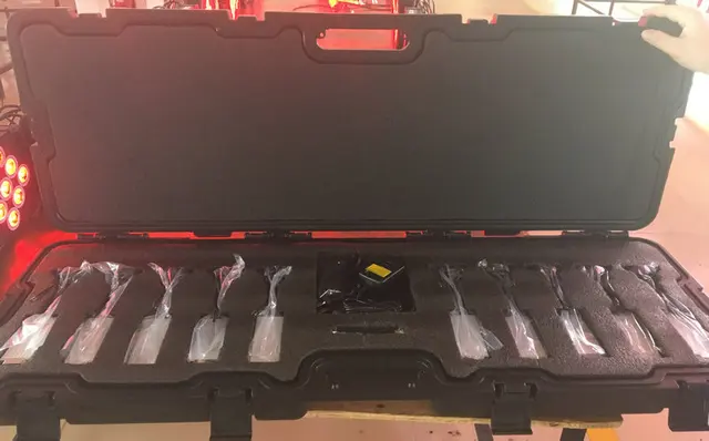10x Lot 10w Zoom Battery Ed Led Pinspot Light With Ir Remote 10x Lot 10w Zoom Battery Ed Led Pinspot Light With Ir Remote Control Flashlight Magnetic 10in1 Charging Case