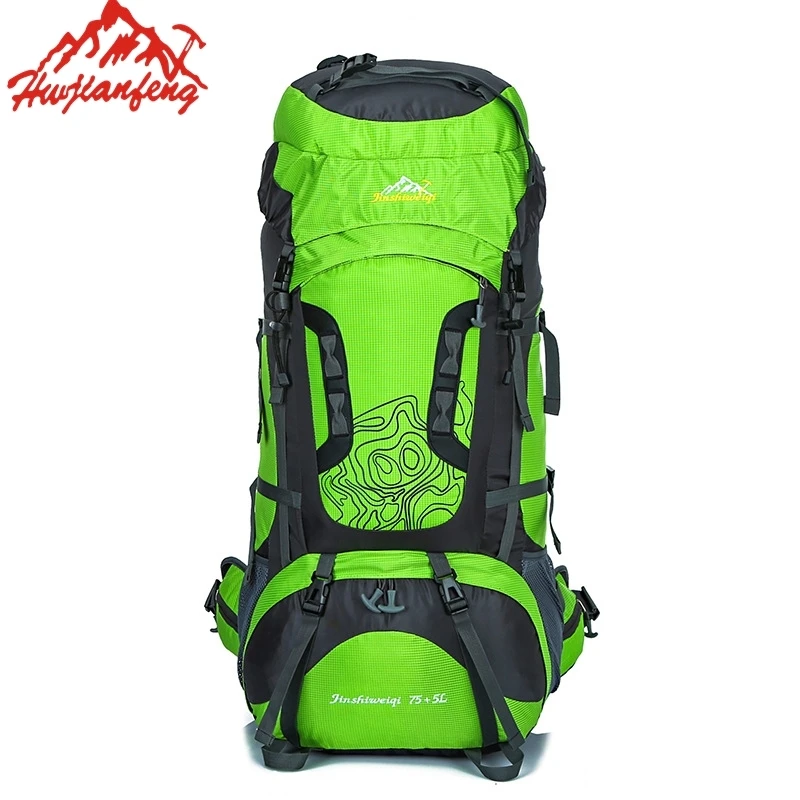 

80L Large Outdoor Backpack Waterproof Unisex Nylon Travel Bag Camping Rucksack Hiking Climbing Backpack Sports Bag