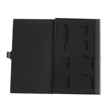 1 шт. алюминиевый сплав 1 карта Pin+ 6 sim-карта держатель протектор Коробка Для Хранения Чехол