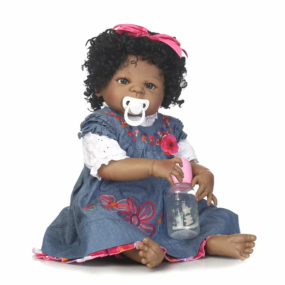 black reborn silicone