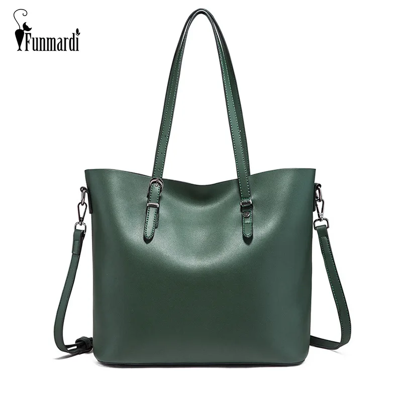 

FUNMARDI Simple Fashion Shoulder Bag For Women Handbags Luxury Casual Shopping Totes PU Leather Ladies Crossbody Bag WLHB1800