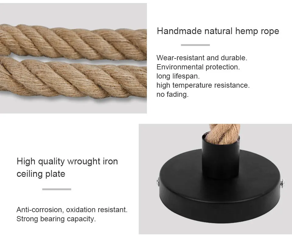  hemp rope pandent light (5)
