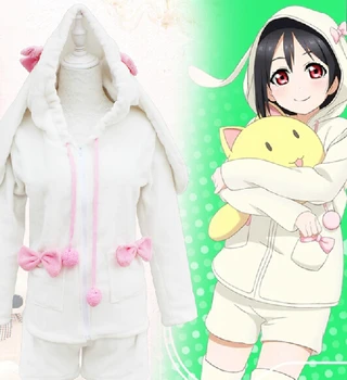 

Love live! Nico Yazawa BUNNY CUSTOMES bunny ear pajamas leisure wear cosplay costume
