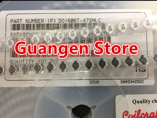 

20pcs Power inductor DO1606T-472MLC 4.7UH 472 1.2A 6.5*5.2*2MM DC to DC conversion SMD Chip inductor Winding inductance