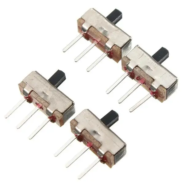 20 шт. SS12D00G3 2 положения SPDT 1P2T 3 Pin PCB панель Мини Вертикальный скользящий
