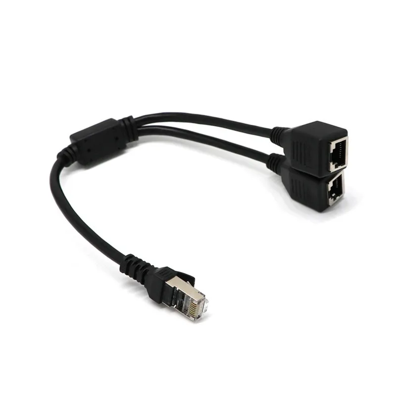 Разветвитель для сетей Ethernet с 1 на 2 разъемами LAN и RJ45|network rj45|lan ethernetnetwork splitter rj45 |