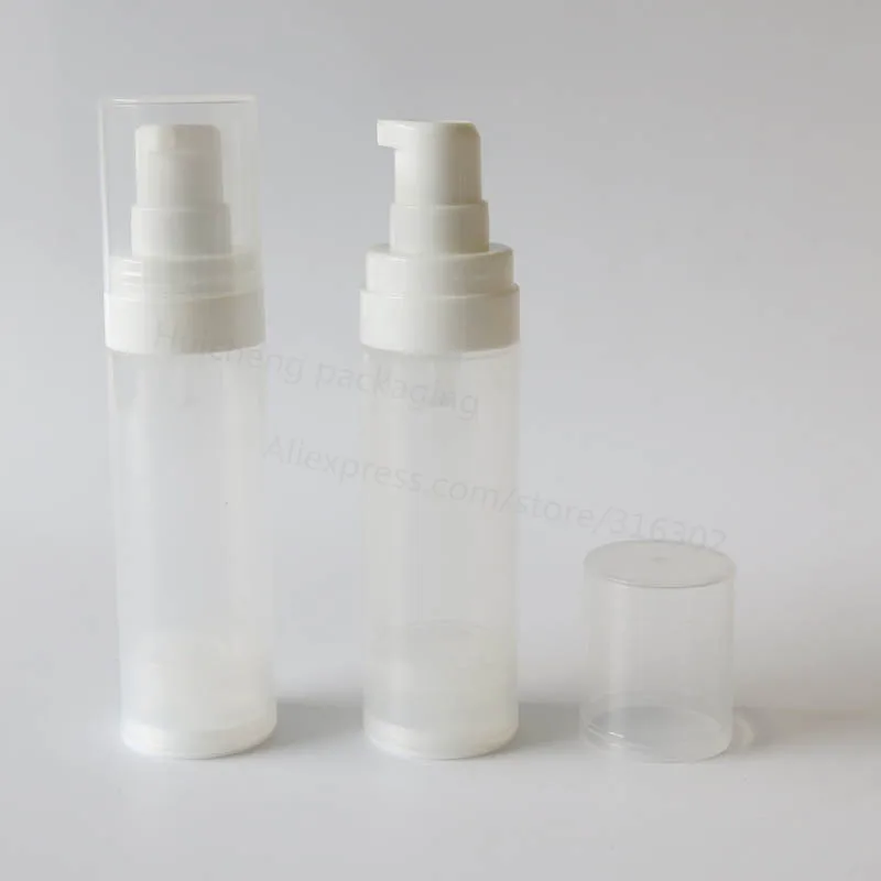 24 x 30ML Clear Refillable airless bottle 1OZ plastic airless bottle