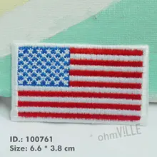 Патч американский флаг Нашивки strijk applicaties для армии США Parche Ropa Пользовательские аппликация 100761