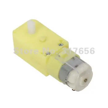 

,20 pcs/lot,Yellow 5000R / minute RPM Uniaxial Single Axis DC Gear box Motor 3V DC for Tracing Car Robot