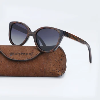 

BerWer Bamboo Polarized Sunglasses women Polarized Wooden Sun glasses Brand Original Wood Glasses Oculos de sol masculino