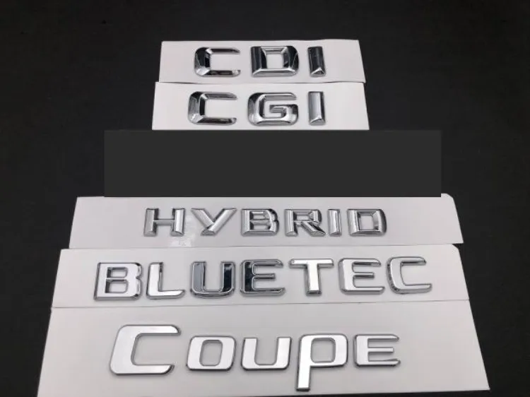 

Car-styling Auto Car Fender Tail Trunk Coupe Emblem Badge Decal Sticker Accessories For Benz B C E Class W204 W205 W213 W218