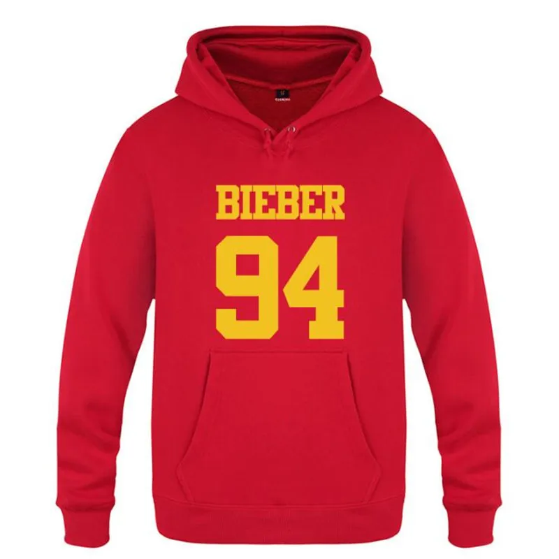 Hoodie Men Hip Hop Justin Bieber Printed Mens Hoodies Winter Fleece Long Sleeve Skate Men's Sweatshirt Tracksuit Man's Gown Hot