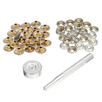 

Jacket Snap Screw Kit 52Pcs Cover Button Canvas PVC Net cover Sportswear