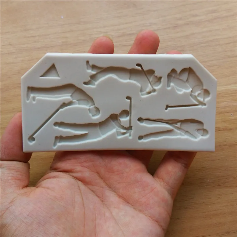 Golf Theme Silicone Molds Fondant Cookie Mold Candy Cake Golf Theme Silicone Molds Fondant Cookie Mold Candy Cake