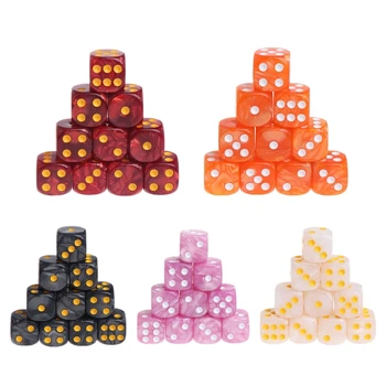 

10pcs/Set Acrylic Polyhedral Dice For TRPG Board Game Dungeons And Dragons
