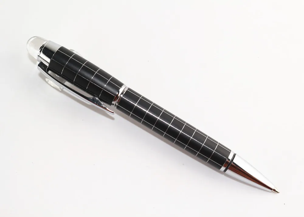 BAOER 79 черная клетчатая Высококачественная шариковая ручка Wenyin деловая офисная пишущая