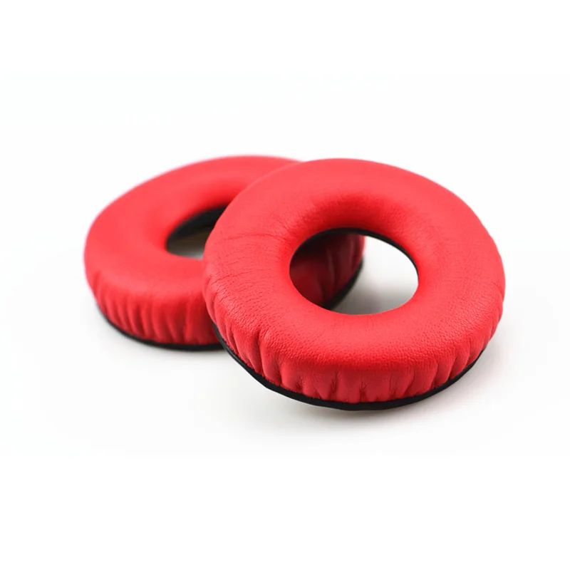 Поролоновые амбушюры, подушки, оголовье для Sennheiser HD25-1 II HD25, наушники, красные, черные, амбушюры, высокое качество, 12,6 - Цвет: red earpads