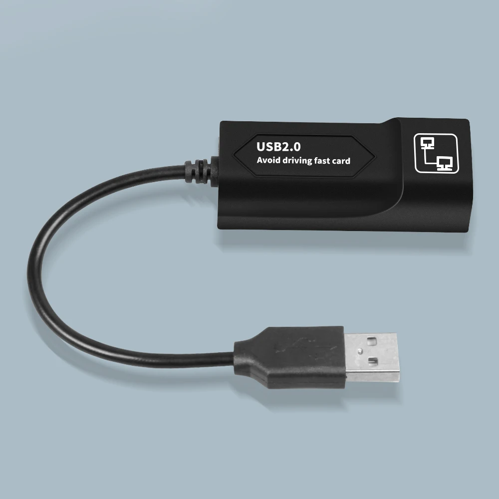 GOOJODOQ USB Ethernet адаптер USB 2,0 Сетевая карта для RJ45 Lan для Win7/Win8/Win10 ноутбука Ethernet USB