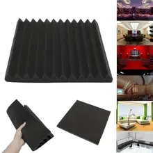 Акустическая пена студийная акустическая 30X30X3 см клиновые плитки звукоизоляционные студия обработки комнаты поглощения сантиметров Водонепроницаемость