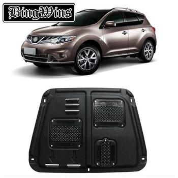 

BINGWINS Car styling For Nissan Murano plastic steel engine guard For Nissan Murano 2015-2017 Engine skid plate fender 1pc