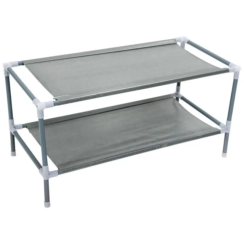 

2 Layers removable door shoe storage cabinet shelf DIY shoes storage