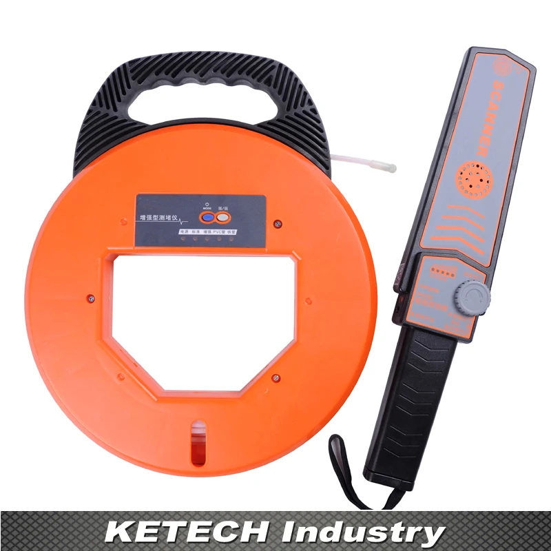 

Integration PVC Pipeline Blocking Clogging Scanner Wall Pipe Blockage Detector Scanner Diagnostic Tool Metal Plumbers Instrument