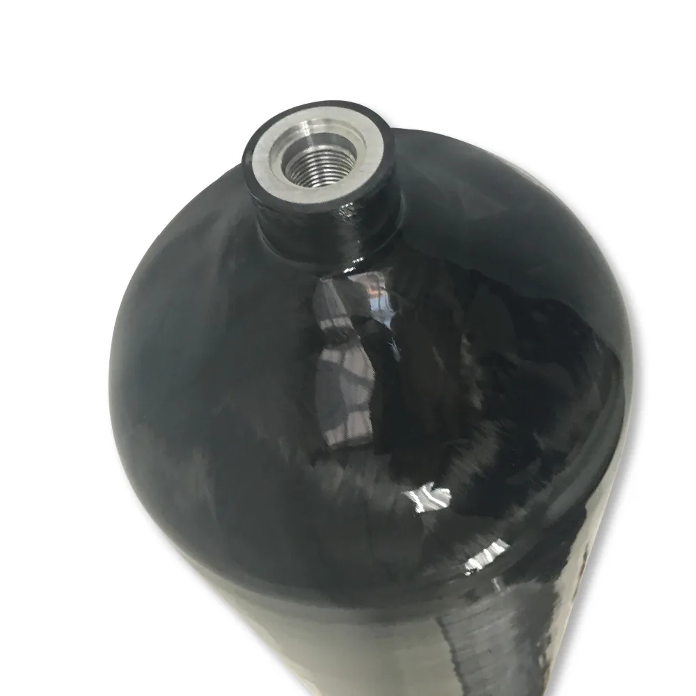 AC3090 Black 9L GB Carbon Fiber SCBA Cylinder Pcp Air Force Condor Paintball SCUBA Pressure Tank Diving Carbon Air Tank Acecare