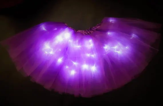 Юбка пачка для девочек со светодиодной подсветкой|skirt|fro |