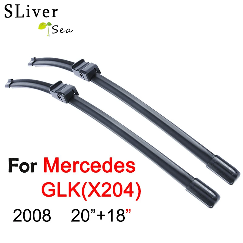 

wipers for Mercedes Benz GLK X204,22''+18'' rubber Bracketless windscreen blades promotions car accessories set