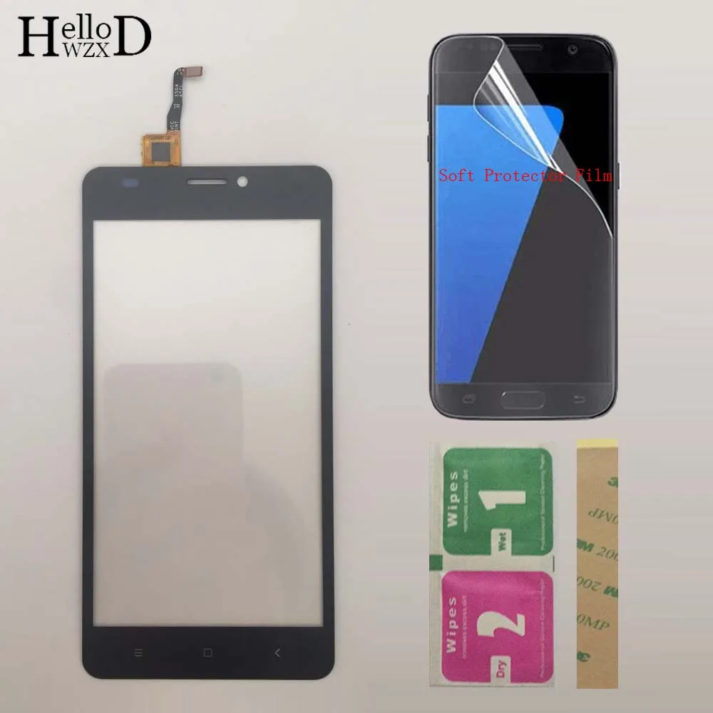 5'' Phone Mobile TouchScreen Touch Screen For Oukitel C3 Touch Screen Front Glass Panel Repair Parts Protector Film