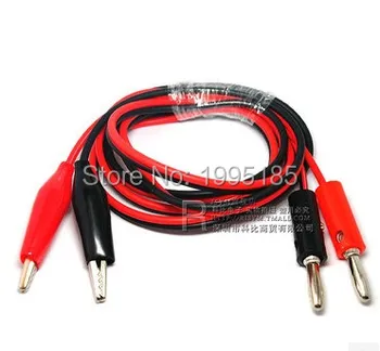 

1Set 1M Special red and black banana plug lines to turn alligator clip test line alligator clip Banana plug wire