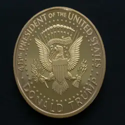 Дональд Трамп 2019 монета президент позолоченный Орел памятные коллекционеры Лот