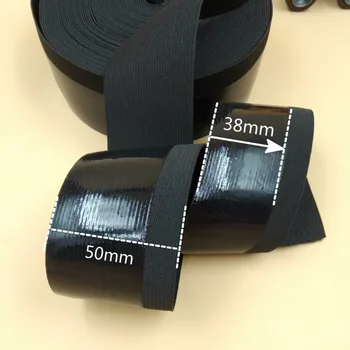 

2" No Slipping Silicone Elastic 5 Meters For Diy Extra Grip Craft 50mm Webbing Width Silicone Width 38mm Sewing Accessories