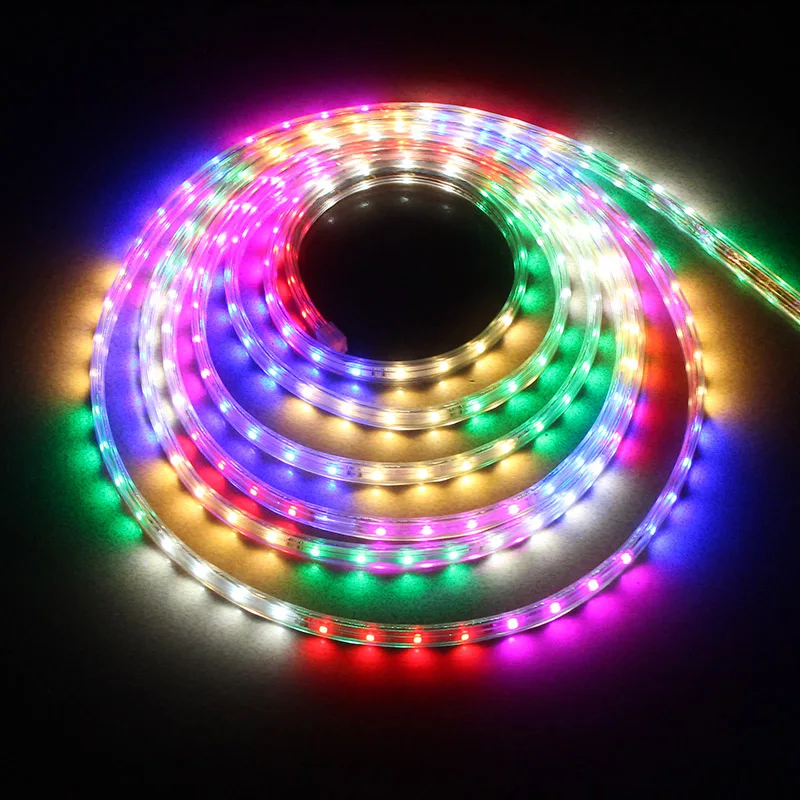 

LAIMAIK led strip Light AC220V SMD2835 Colorful With Controller Strip LED Light Multicolor IP67 waterproof LED Flexible Tape