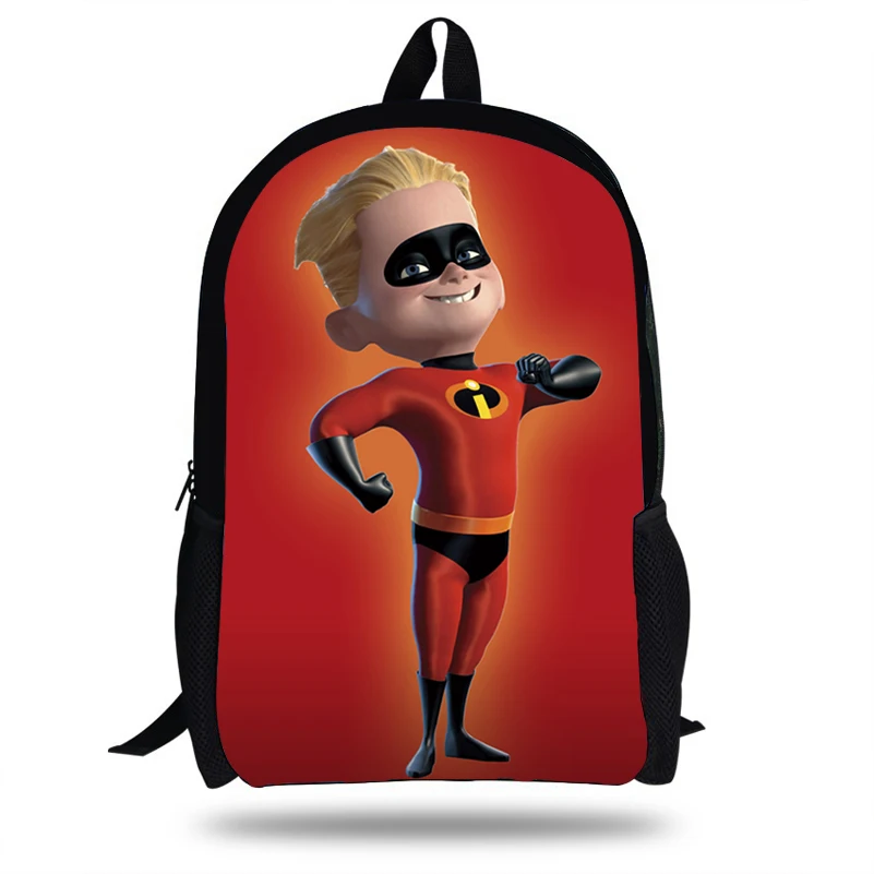 

16inch Hot Sales Cartoon School Bags For Boys Girls The incredibles Backpack For Kids Teengars Travel Bag For Children
