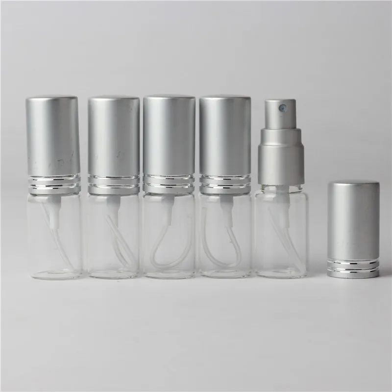 

5pcs/lot 5ml 10ML 10 Color Perfume Spray Bottles Sample Spray Bottles Refillable Bottle Translucence Sample Spray Perfume Bottle
