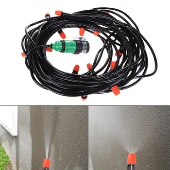 

20M Watering Flower Sprinkler Home Garden Greenhouse Spray Cool Nozzle Set Plant Sprinkler Drip Irrigation System