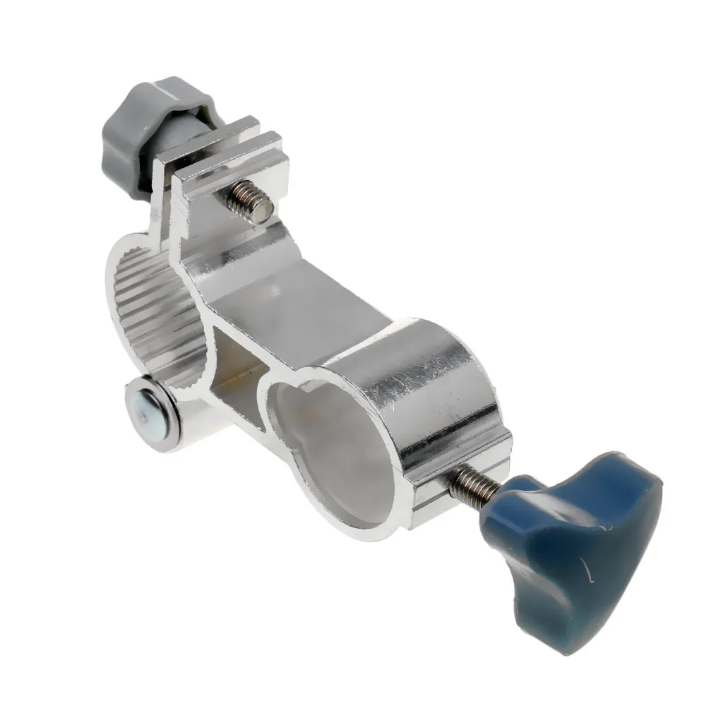 Aluminum Alloy Umbrella Stand Fishing / Leisure / Beach Chair Umbrella Holder Clip Fishing Accessories Tools Silver 