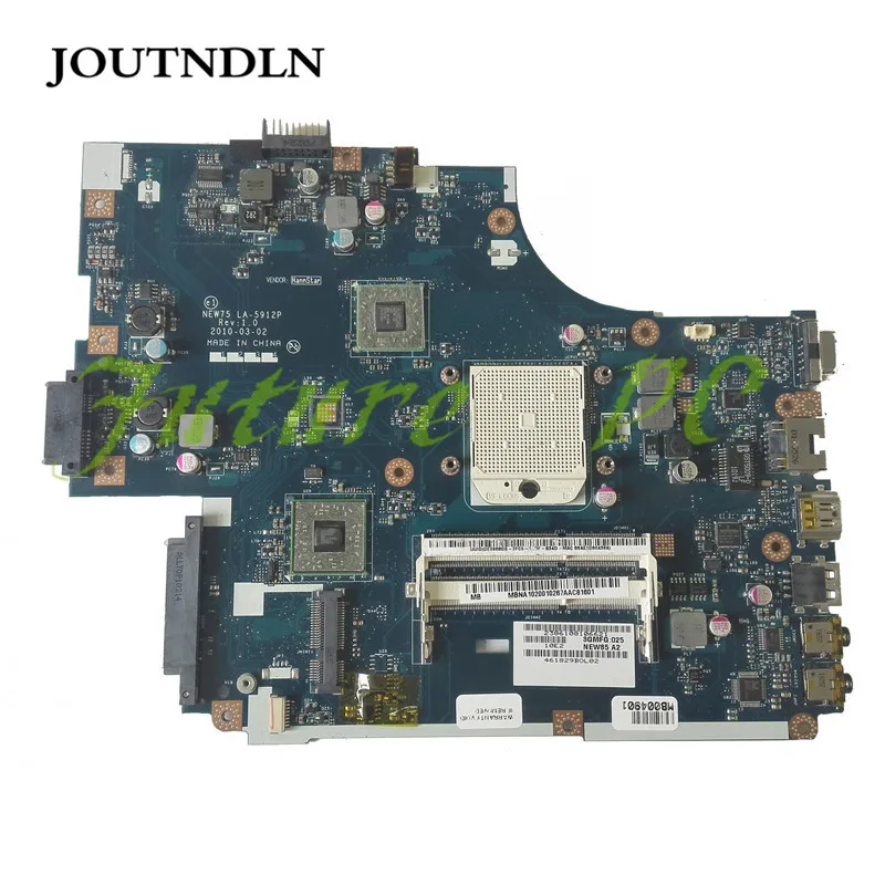 

JOUTNDLN FOR acer aspire 5551 emachines E640 Laptop motherboard DDR3 free CPU NEW75 LA-5912P MBNA102001 MB.NA102.001 Test work