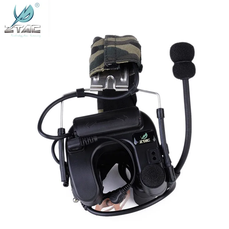 Z tactical softair гарнитура авиационные наушники с шумоподавлением для охоты рация Midland