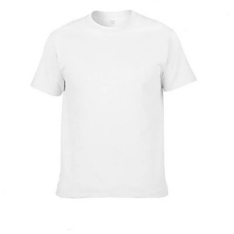 2018 New Solid color T Shirt Mens Black And White 100% cotton T-shirts 308#