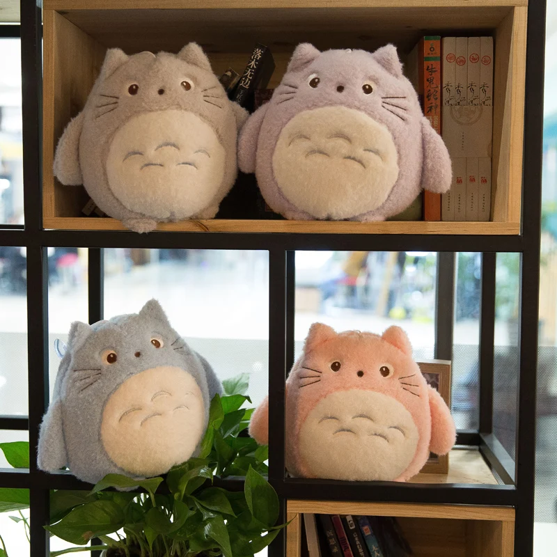 Creative Lovely Totoro Plush Toys Stuffed Soft Cute Cartoon Cat Dolls Gifts for Girlfriend 17