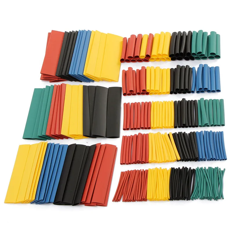 8 Sizes 2:1 Heat Shrink Tubing Tube Sleeving Car Electrical Wire Cable Sheath 
