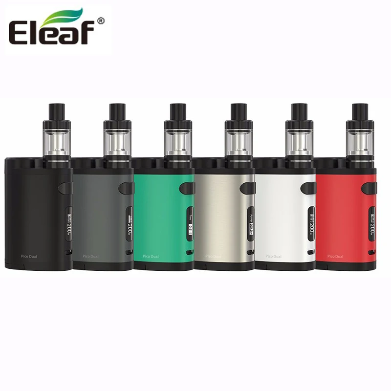 100% Original Eleaf Pico Dual Kit with MELO 3 Mini Kit Pico Dual 200w box mod VW/TC Mode Dual 18650 Battery 200W Mod 100% Original Eleaf Pico Dual Kit with MELO 3 Mini Kit Pico Dual 200w box mod VW/TC Mode Dual 18650 Battery 200W Mod