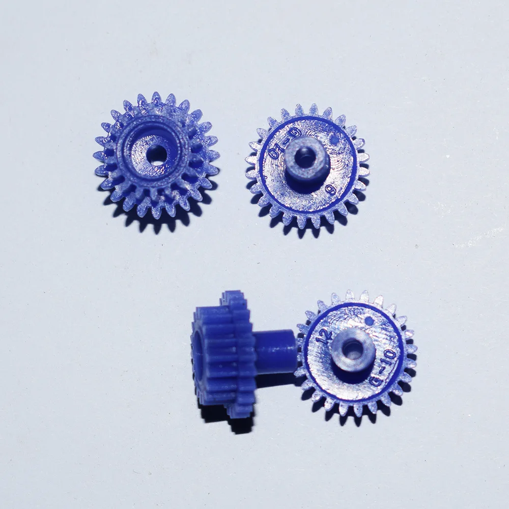 

10/100/1000pcs 24+18T Double plastic gear/four-wheel drive special conversion gear/DIY toy parts/technology model parts/24182
