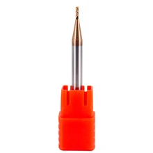 1pcs 2flute HRC60 coating solid carbide end mill 0.2 0.3 0.4 0.5 0.6 0.9 micro flat end milling cutter for CNC deep processing coating taper milling cutter carving knifer for acrylic plastic processing shk12mm 30degree