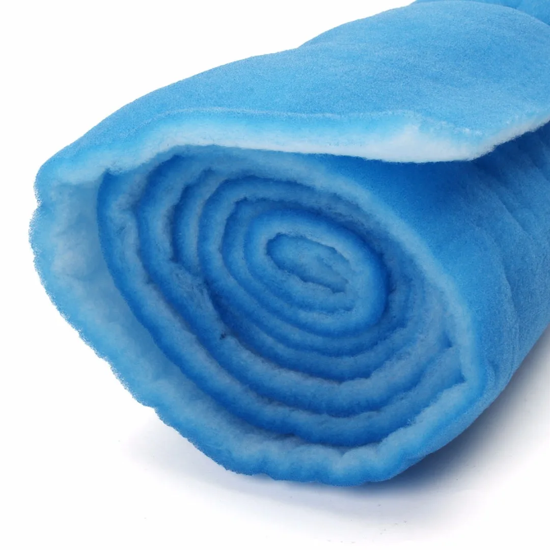 New Blue/White Air Filter Material 20mm Thickness Paint Shop Automobile Car Spray Booth Air Filter Extraction Panel